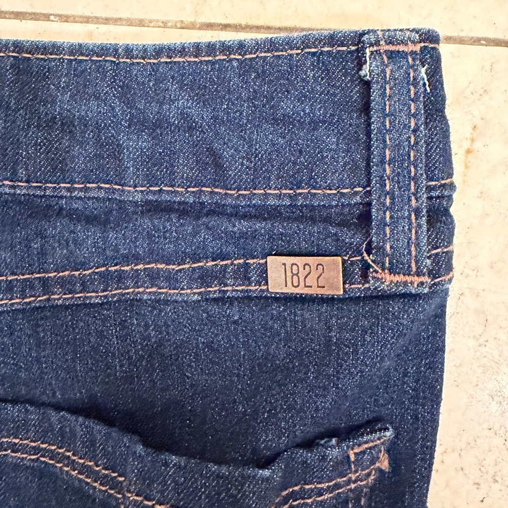 💙1822 Denim Dark Blue Button Midi Skirt - NWOT💙 - Picture 7 of 10